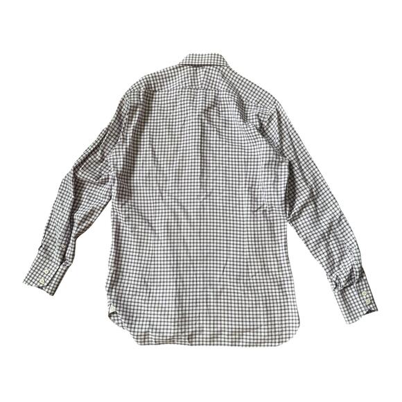 Tom Ford Purple Plaid Button Front Shirt - Picture 2 of 10